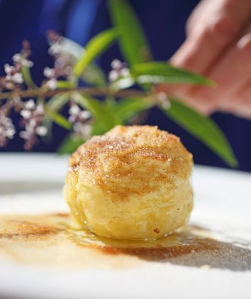 A plum dumpling